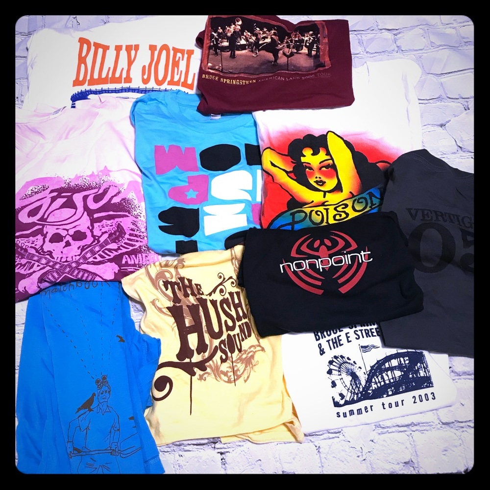 New Mystery Concert/Tour Band Girly Tee